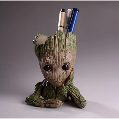 Baby Groot - A galaxis őrzői fa hatású virágtartó tolltartó ceruza tartó asztali tároló (v2)